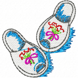 Shoes Embroidery Design 4 Shoes Embroidery Design 4